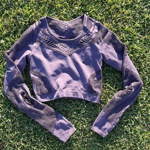 ALO Yoga Seamless Open Air Long Sleeve